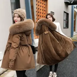 2026New Mid-Length Elegant Padded Jacket Cotton Padded Coat Small Winter Fleece-lined Thickened plus Size Cotton-Padded Coat for Women1 Womenswear FitsGift