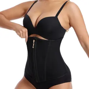 Modern Love Corset Waist Trainer for Women Tummy Control Workout Waist Cincher Corset Shapewear Body Shaper with Zipper Hook