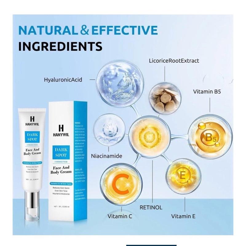 Dark Spot Corrector Face And Body Cream All Skin Types 2oz