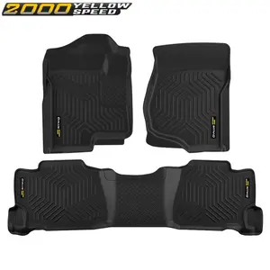 TPE Floor Mats Fit For Chevy 07-13 Silverado GMC Sierra 1500 Waterproof  Liners