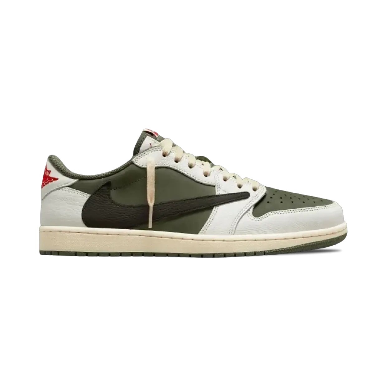 AIR JORDAN 1 LOW 'TRAVIS SCOTT MEDIUM OLIVE'