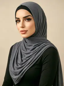 Women's Scarf & Turban, Solid Color Versatile Headwrap, Fashionable Accessory for All Seasons, Elegant and Comfortable