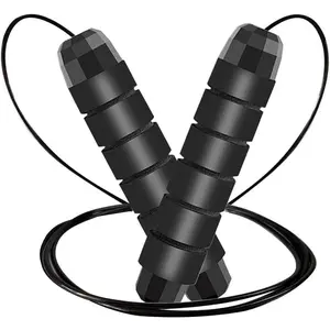 Jump Rope, Adjustable Jump Ropes for Fitness for Women Men and Kids Tangle-Free Rapid Speed Jumping Rope Cable with Ball Bearings Exercise&Slim Body at Home School Gym