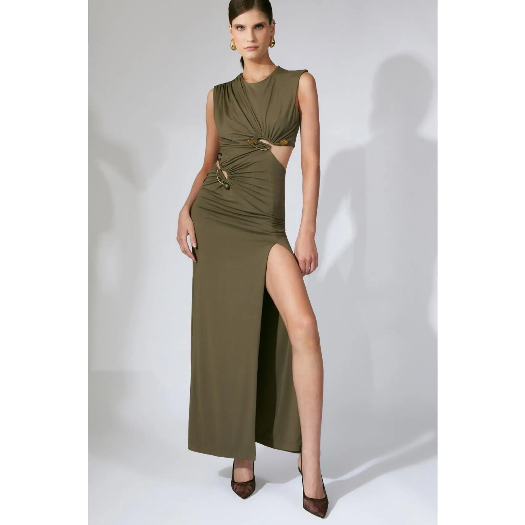 FELIX HIGH NECK MAXI DRESS