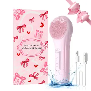 【Mosnami】Electric Facial Cleansing Brush,Rechargeable Face Scrubber & Constant Temperature Heating，Deep Cleaner & Massager for Home/Spa，Professional Skincare Products,Facial Cleansing Tools,Facial Cleansing Instrument,Gift for Women/Men