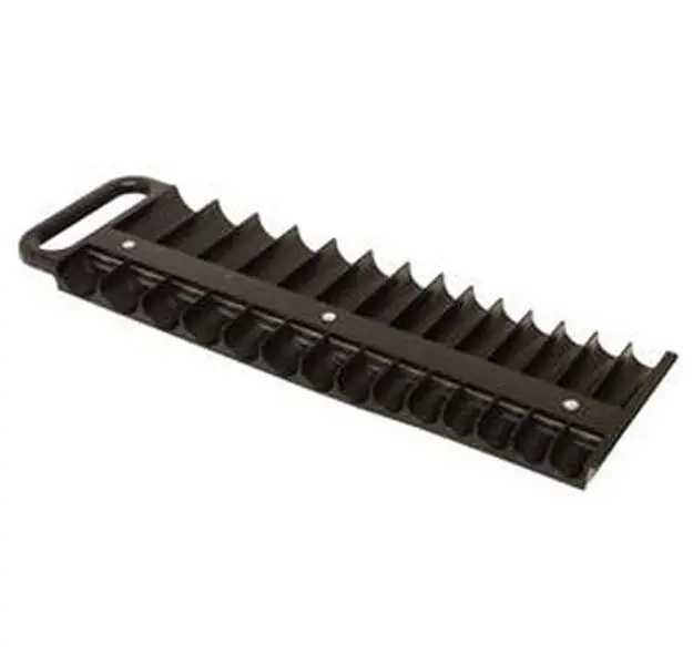 Lisle Large .38" Magnetic Socket Tray, Green - Organizer for Electrical Sockets & Home Improvement Use, Magnetic Socket Sockets