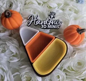 3D Printed Candy Corn Inspired Dish