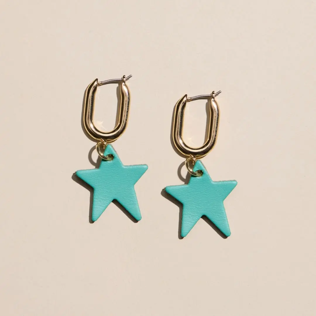 Lagoon Tate Star Huggie Earrings