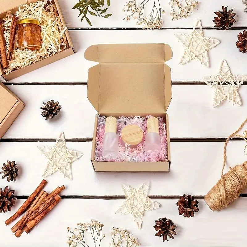 10/30 small concave convex cardboard mailing boxes, durable, suitable for small businesses, handicrafts, gift packaging and mailing, perfect for organizing and protecting your items, gift packaging supplies, simple box, Durable Lightweight Organizer