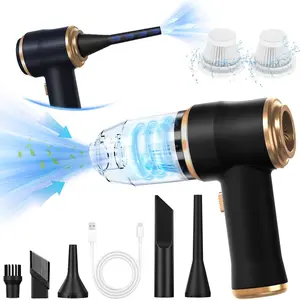 Handheld Car Vacuum Cleaner, 9000Pa VacuumCleaner and Air Gun, 120W High-Power Wireless HandheldCar Vacuum Cleaner, equipped with two filters and multiplenozzles,suitable for cars, homes, offices, and pets.