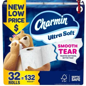 Charmin Ultra Soft 2-Ply Toilet Paper 32 rolls, 215 sheets/roll