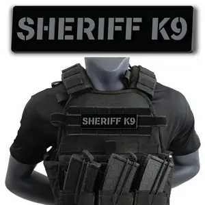 [SHERIFF K9] Operator PVC Patch [BLK/GRY]