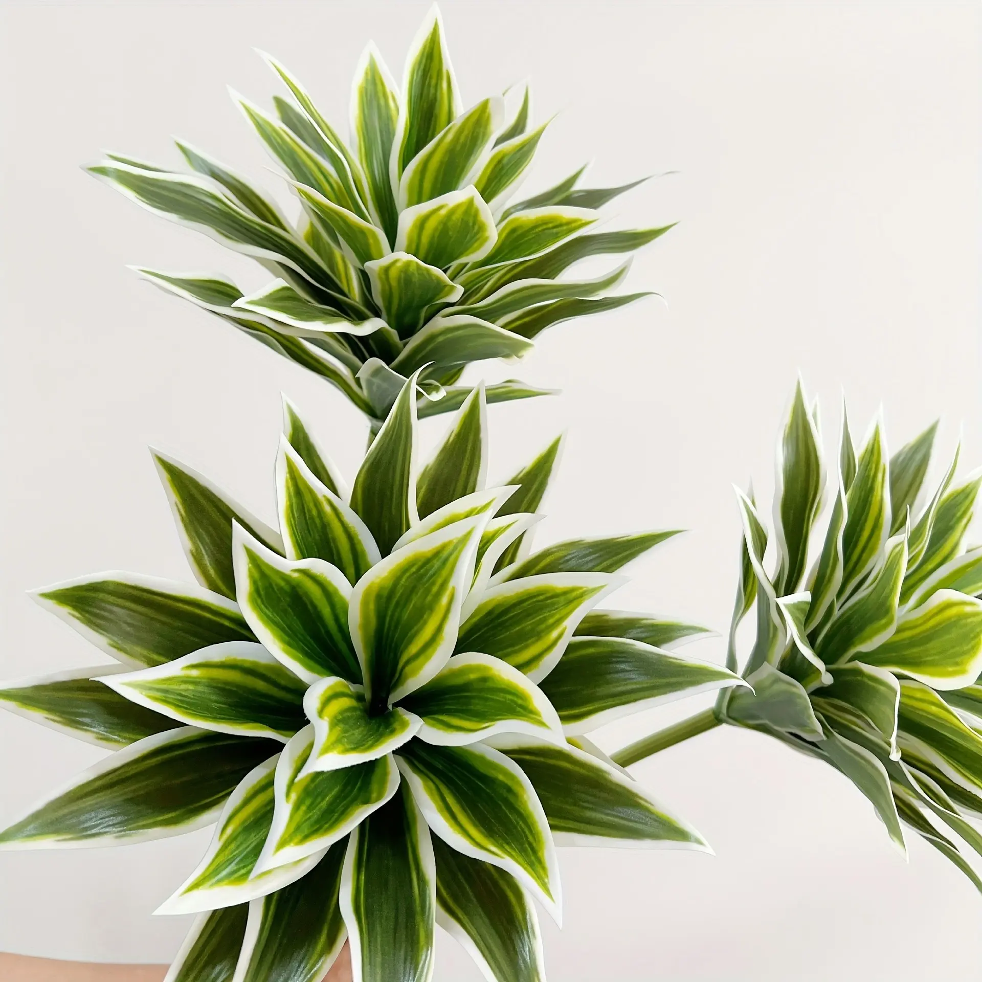 3pcs Artificial Plant Set, Decorative Artificial Plants, Lily Bamboo Plants - Fake Bamboo Stalks with Lilies, Low-Maintenance Indoor/Outdoor Decor Suitable for Weddings, Home, Office, Garden - Plastic Flowers, Holidays