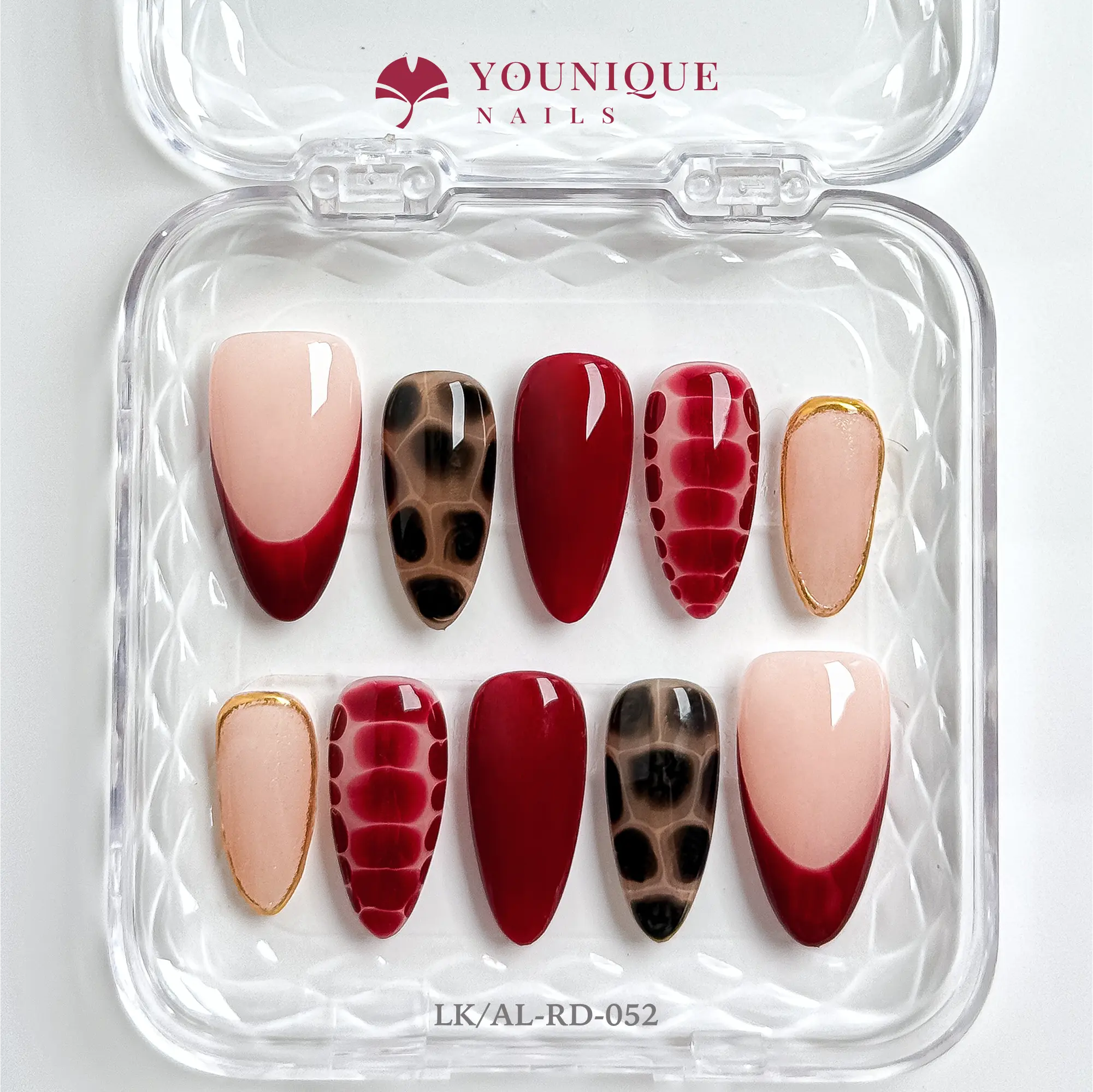 Younique Nails  | 10PCS 100% Handmade Press-On Nails | Reusable Colorful Art