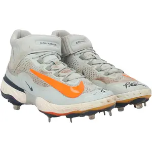 Pete Alonso New York Mets Autographed Game-Used Gray Nike Cleats from the 2025 MLB Season - Fanatics Authentic Certified