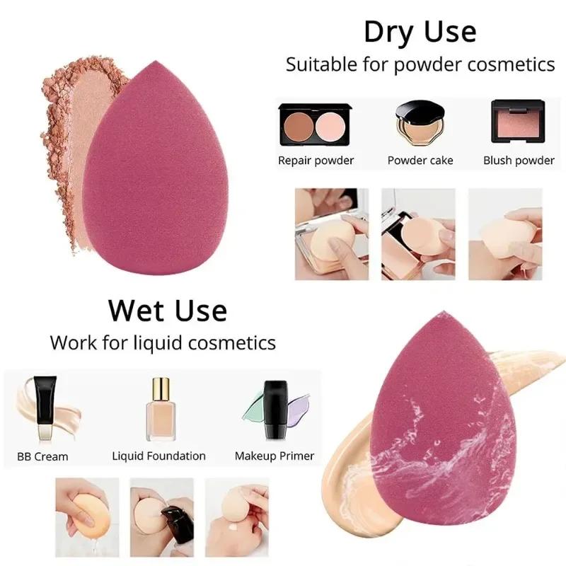 MYLOCKME 1pcs Random color Make Up Accessories Makeup Blender Cosmetic Puff Makeup Sponge Cushion Foundation Powder Sponge Beauty Tool Women(Not For Selling)