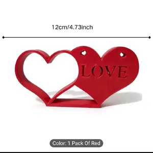 Heart-to-Heart Statue | Easy Design Love Ornaments, Bookshelf and Desk Decor, Ideal for Valentine'S Day, Gifts, Home Decoration, Plastic Material Collectible Figurines