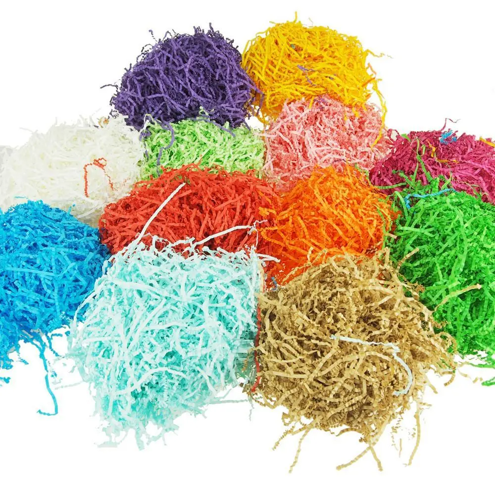 Crinkled Paper Shreds Packaging, 2-Ounces Crinkled Paper Shreds Packaging, 2-Ounces