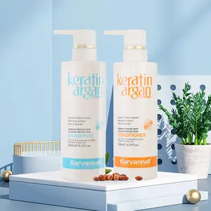 Karvannall KERATIN & ARGAN HAIR SHAMPOO CONDITIONER SUIT Haircare Cleanser