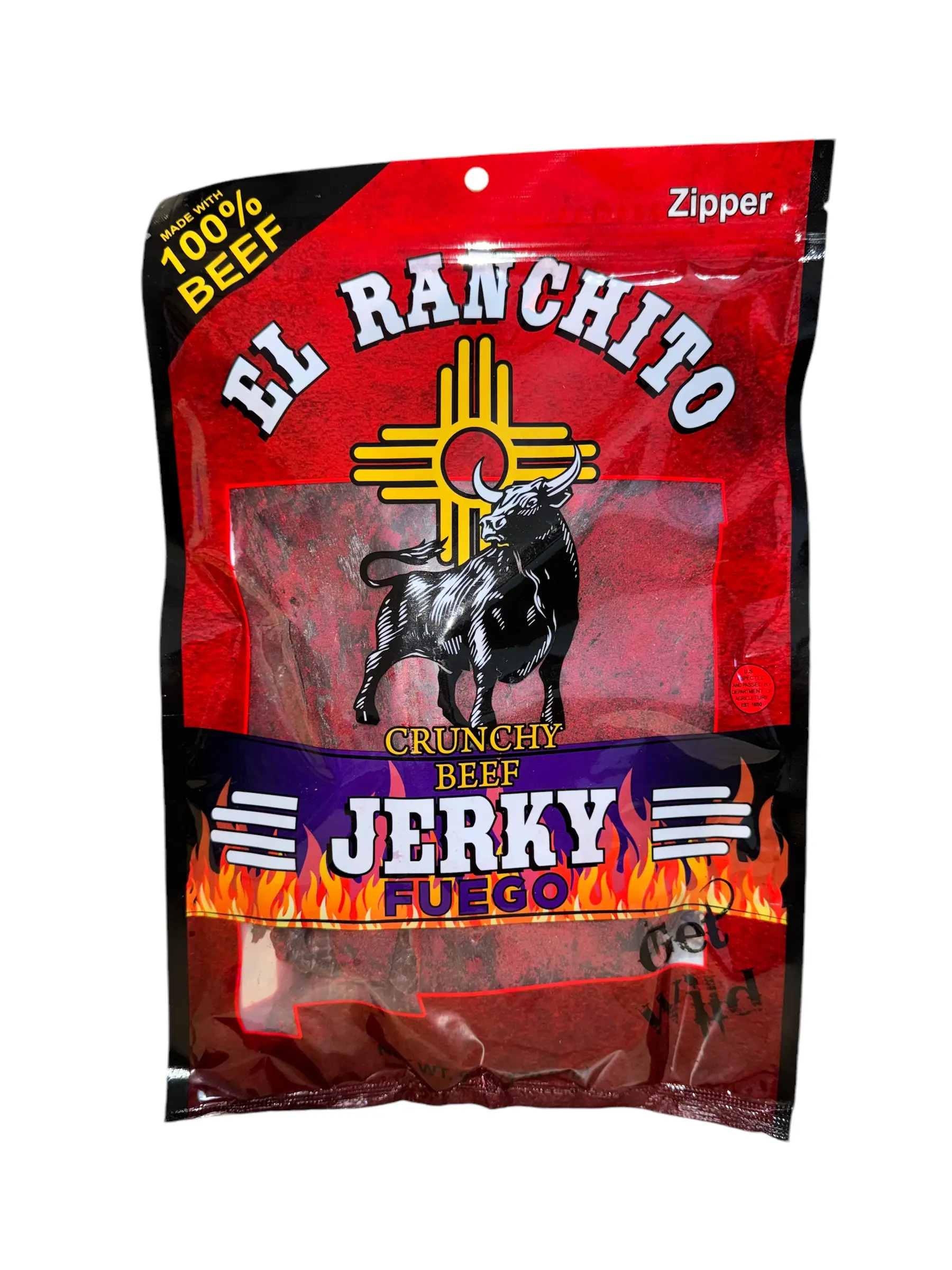 Spicy Red Fuego 6oz - El Ranchito Jerky LLC