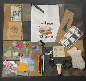 Book Deluxe Bundle - Traditional Book Accessories Set with Tote Bag, Notebooks, and Stationery Items