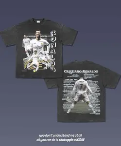 RONALDO TEE 2.3 T-Shirt, Unisex Tshirt, Graphic Tees, Gothic Grunge Y2k Emo Scene Amity Affliction Style Clothes Women Streetwear