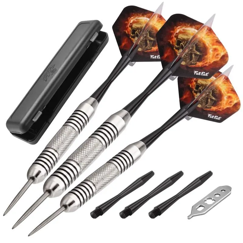 Fat Cat Blazer Steel Tip Darts 23 Grams Dartboard Stand