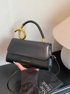 Modern Single Shoulder Crossbody Bag, Large Capacity Fashionable Plain Commuter Backpack, Stylish Minimalist Design for Daily Use, Crossbody Shoulder Bags