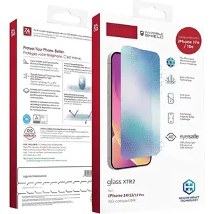 InvisibleShield Glass XTR2 Screen Protector for  16e /  14/13/13 Pro - Maximum  Protection, Anti-Reflective, Anti-Dust, -to-, Blue Light Filter, Easy Install