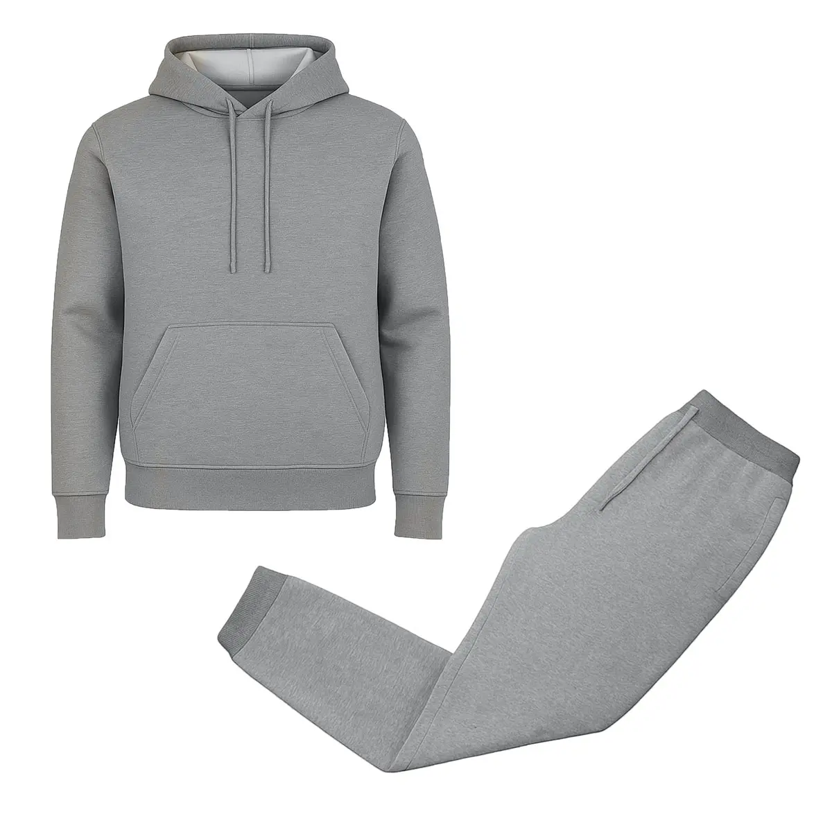 (Single-Pullover Set) Heather Grey