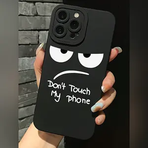 Don't touch my phone case is suitable for iPhone 16PROMAX/16PLUS/16PRO/16/15PROMAX/15PLUS/15PRO/15/14PROMAX/14PLUS/14PRO/14/13PROMAX/13PRO/13/12PROMAX/12PRO/12/11Promax/11Pro/11/Xsmax/11Promax/11Pro/11/Xsmax gift phone case fashion phone case