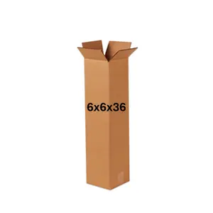 6x6x36 (200 lb strength) | SINGLE CARDBOARD BOX | TALL