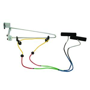 212 MAIN Overdoor Double Pulley Shoulder Trainer - Home Gym Kit with Door Bracket, Visualizer Color System, Portable Door-Mount Fitness Weight Training Accessories