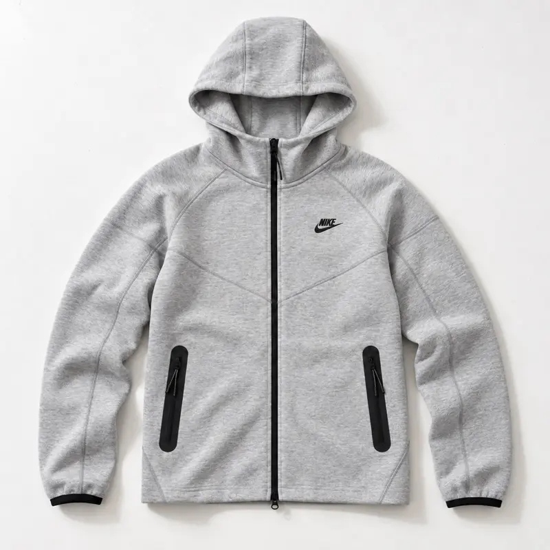 Nike Sportswear Tech Fleece Windrunner Men’s Full-Zip | Dark Grey Heather | FB7921-063