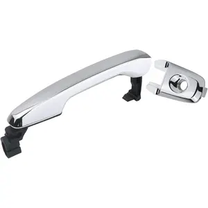 Exterior Door Handle Compatible with 2011-2015 Ford Explorer Edge,Front Outside Driver Side with Key Hole| Replaces BA1Z78218A14A BB5Z7822404BA