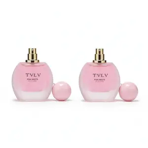 TVLV Pink Meets Perfume 2pcs Bundle, 30ml/pc Eau de Toilette with Floral Scents Perfume, Floral and Fruity Scent, Floral Fusion Fragrance, Long-Lasting Fragrance for Women and Girls, Floral Fragrance Blend