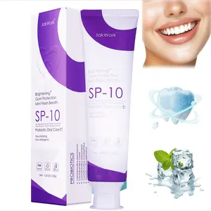 JakWork-SP-10 Probiotic Whitening Toothpaste Mint Freshness, Whitening and Enamel Care, Daily Oral Health Solution Refreshing Toothpaste | Complete Oral Care