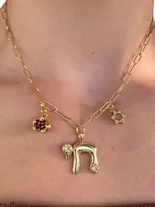 The "Ahava" Charm Necklace