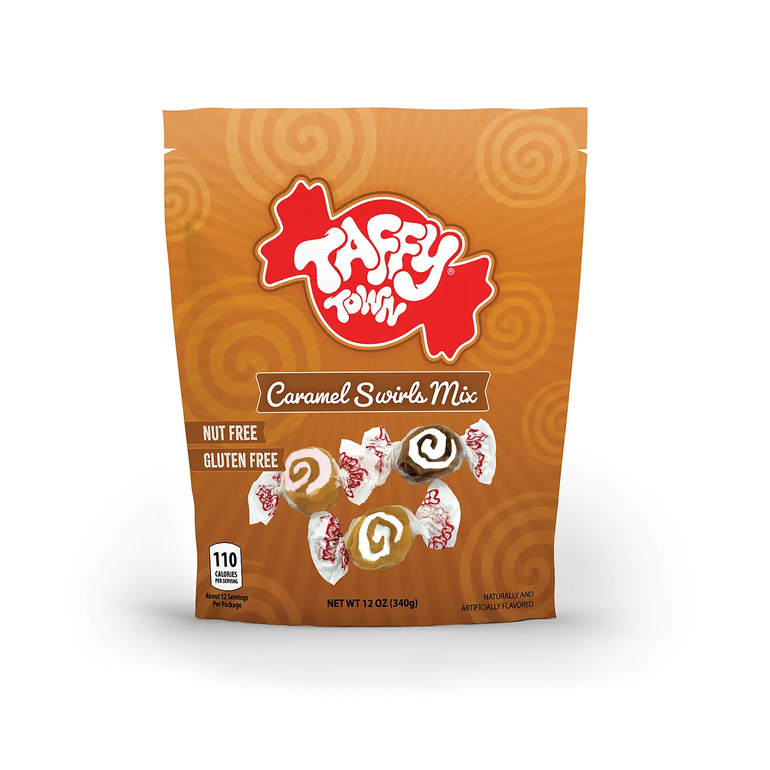 12 oz. Caramel Swirls Pouch Bag