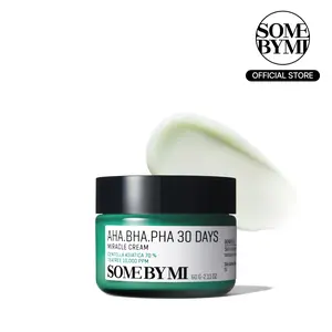 AHA BHA PHA 30 Days Miracle Cream 2.02oz - Korean Skincare - Mild Exfoliating Salicylic Acid & Centella Moisturizer for All Skin Types
