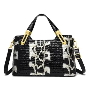 H134-New fashion trend alligator bucket bag women shoulder crossbody bag large capacity handbag