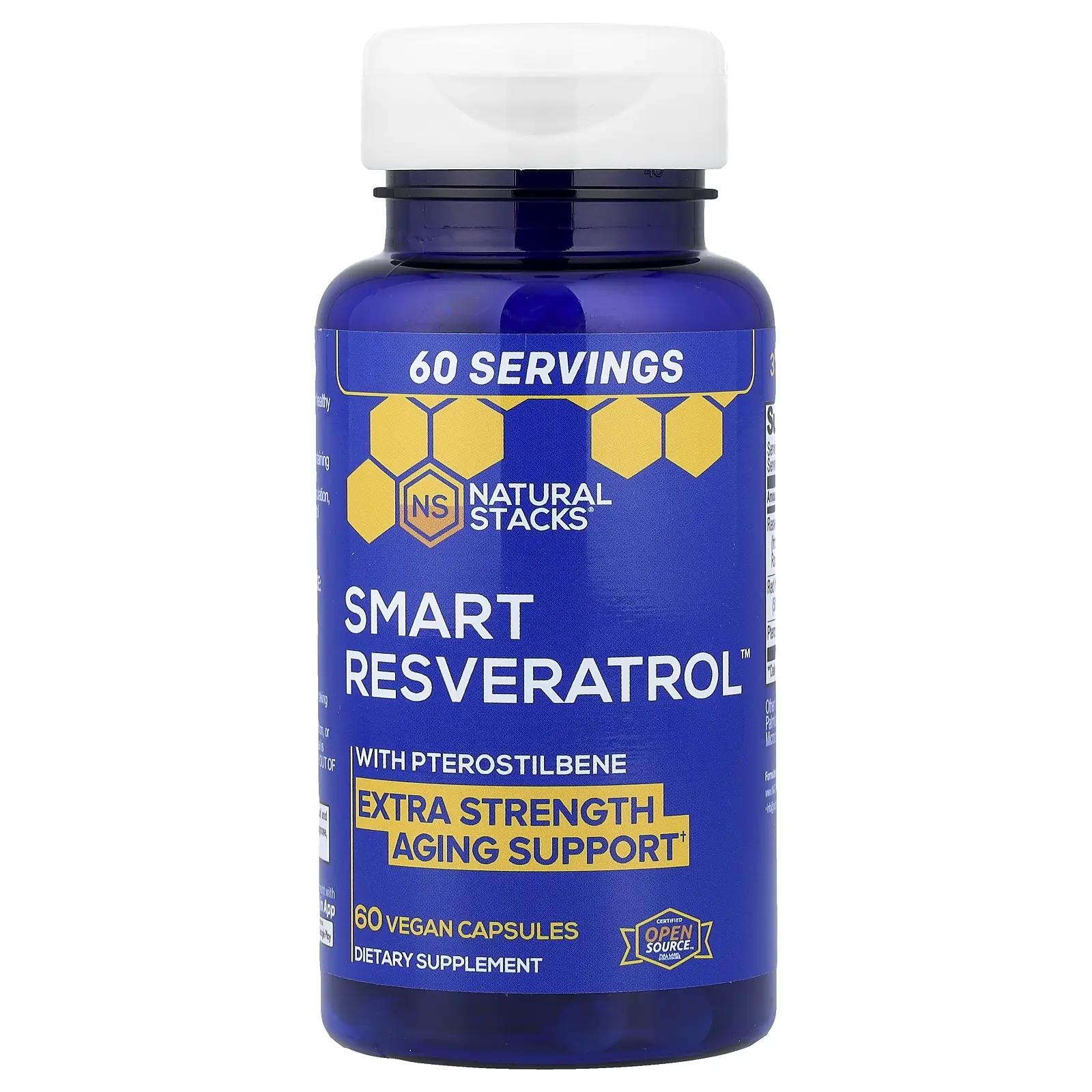 Natural Stacks Smart Resveratrol™, 60 Vegan Capsules