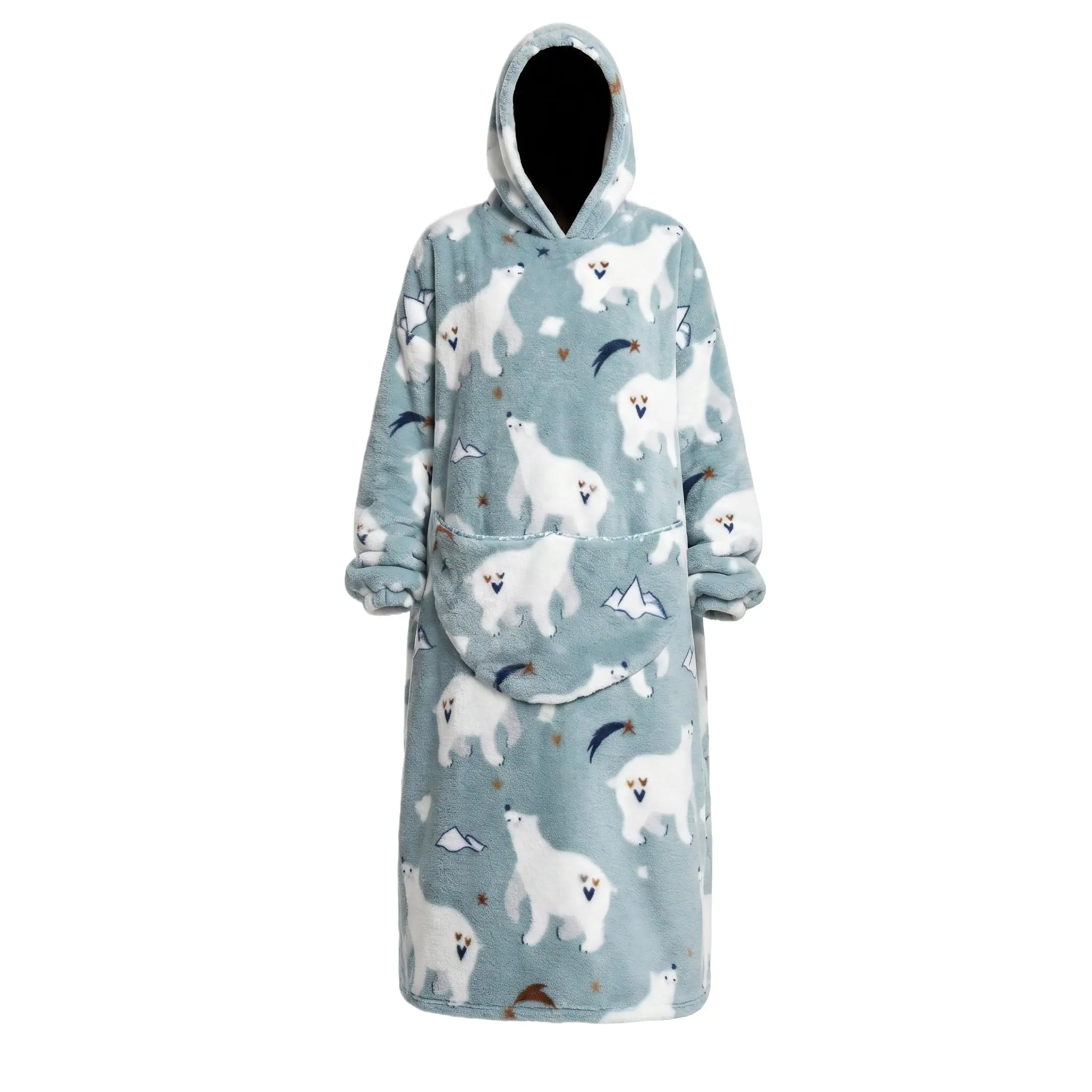 Breathable Animal Print Blanket Hoodie for Women, Lightweight Oversized Wearable Throw for Summer Nights, Ideal for Air-Conditioned Rooms, Home Lounging and Summer Gift Giving