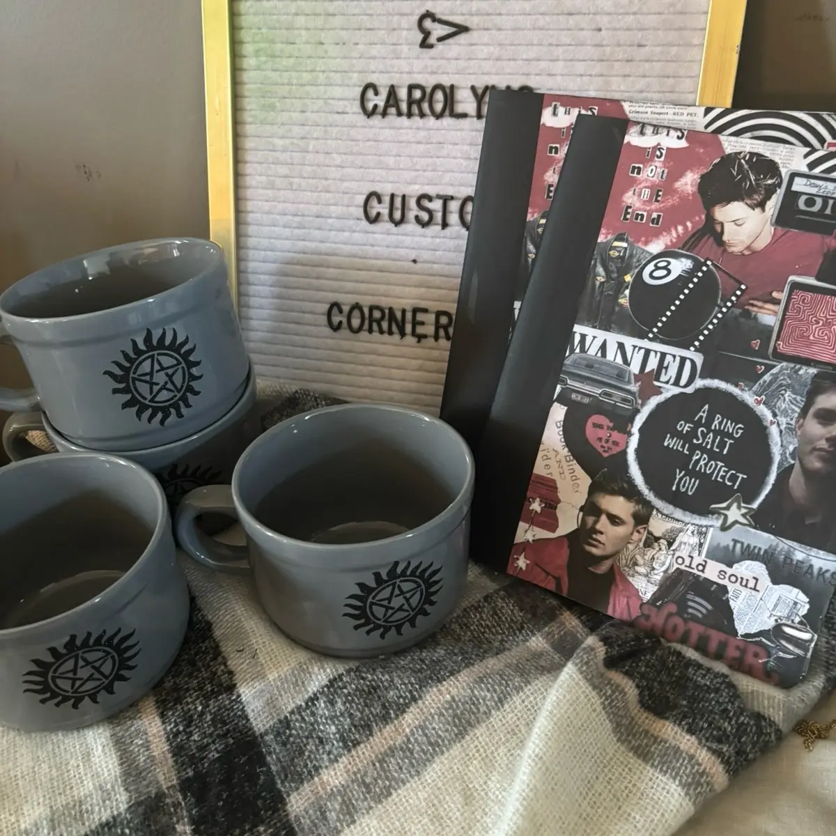 Supernatural 20oz mug and notebook set Drinkware