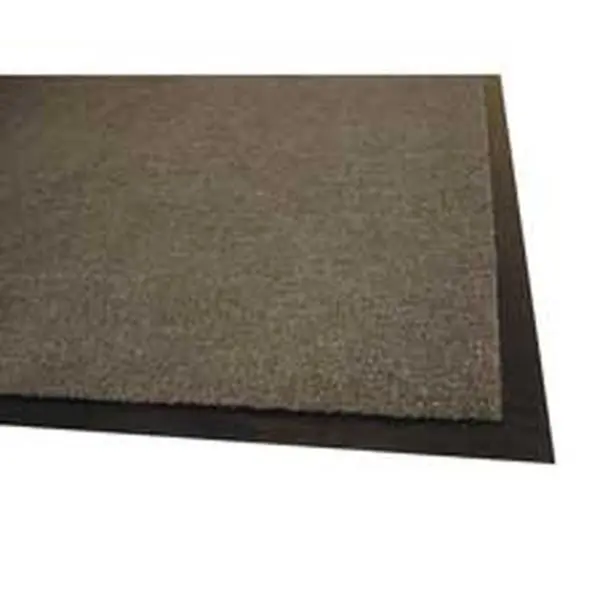 Genuine Joe GJO56462 Indoor Mat- Moisture Absorbent- Vinyl Back- 4ft.x6ft.- Charcoal