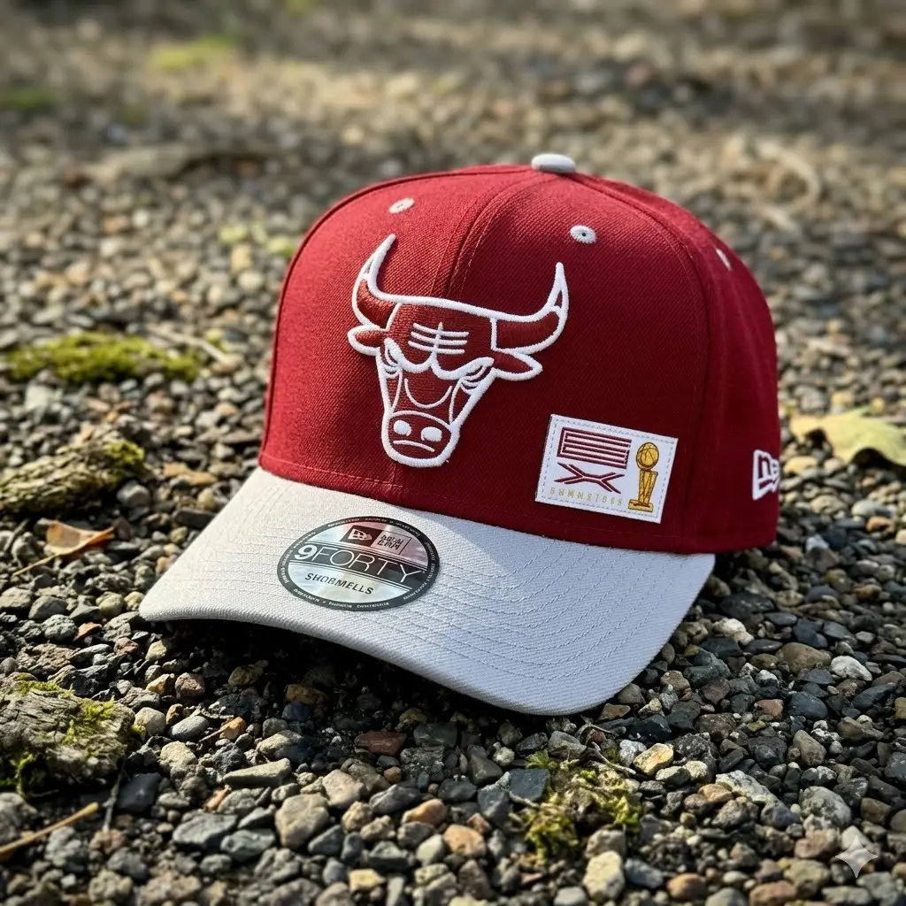 Chicago Bulls New Era Adjustable Cap – Classic NBA Basketball Hat, Curved Brim, Premium Quality, Urban Fashion, Sports Lifestyle, Unisex