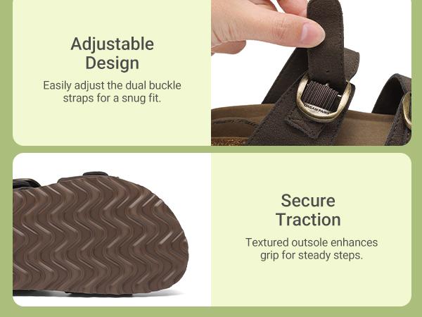 DREAM PAIRS Girls Boys Slides For Kids Non-Slip with Adjustable Straps for Indoor & Outdoor Toddler Little Kid/Big Kid