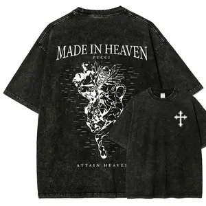 JOJO Pucci Unisex Fit Washed T-Shirt