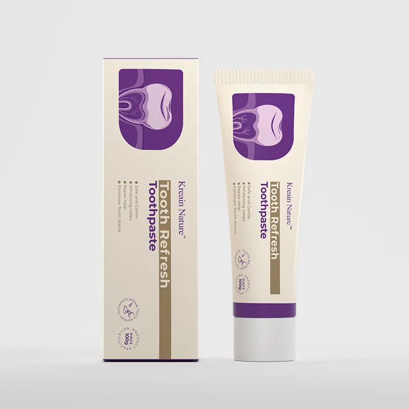 Kreain Nature 5 Tooth Refresh Toothpaste for Fresh Breath Prevent Tooth Loss with Natural Ingredients Gentle Care for Tooth Sensitivity Toothache Care for Dental Health