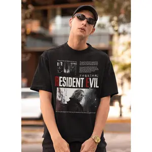 Resident Evil Requiem Shirt - Leon Kennedy T-Shirt, Horror Game Tee